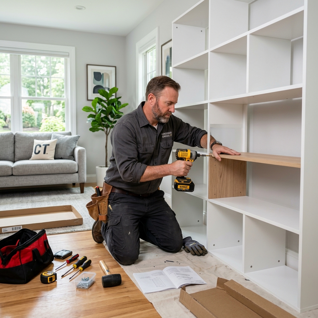 Furniture Assembly & Mounting services in Connecticut by Darien Handyman Services