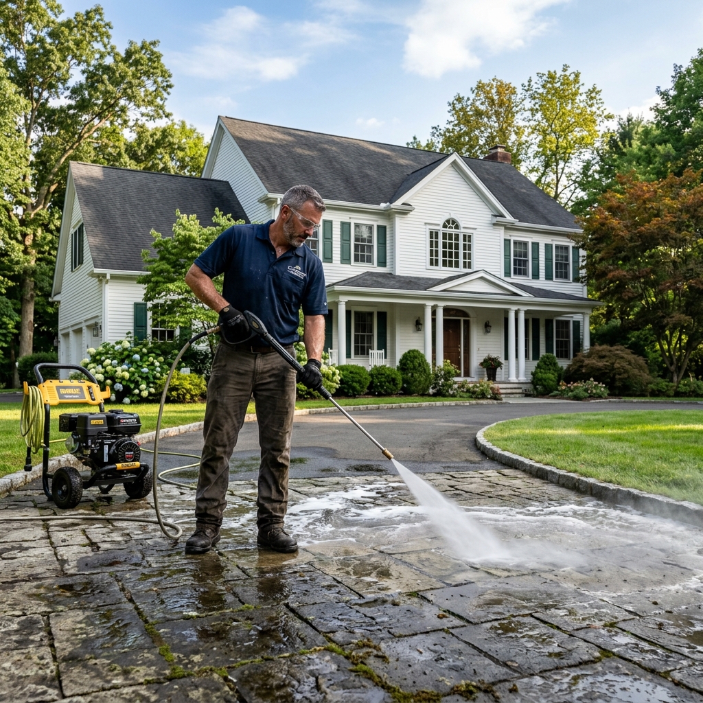 Pressure Washing services in Connecticut by Darien Handyman Services