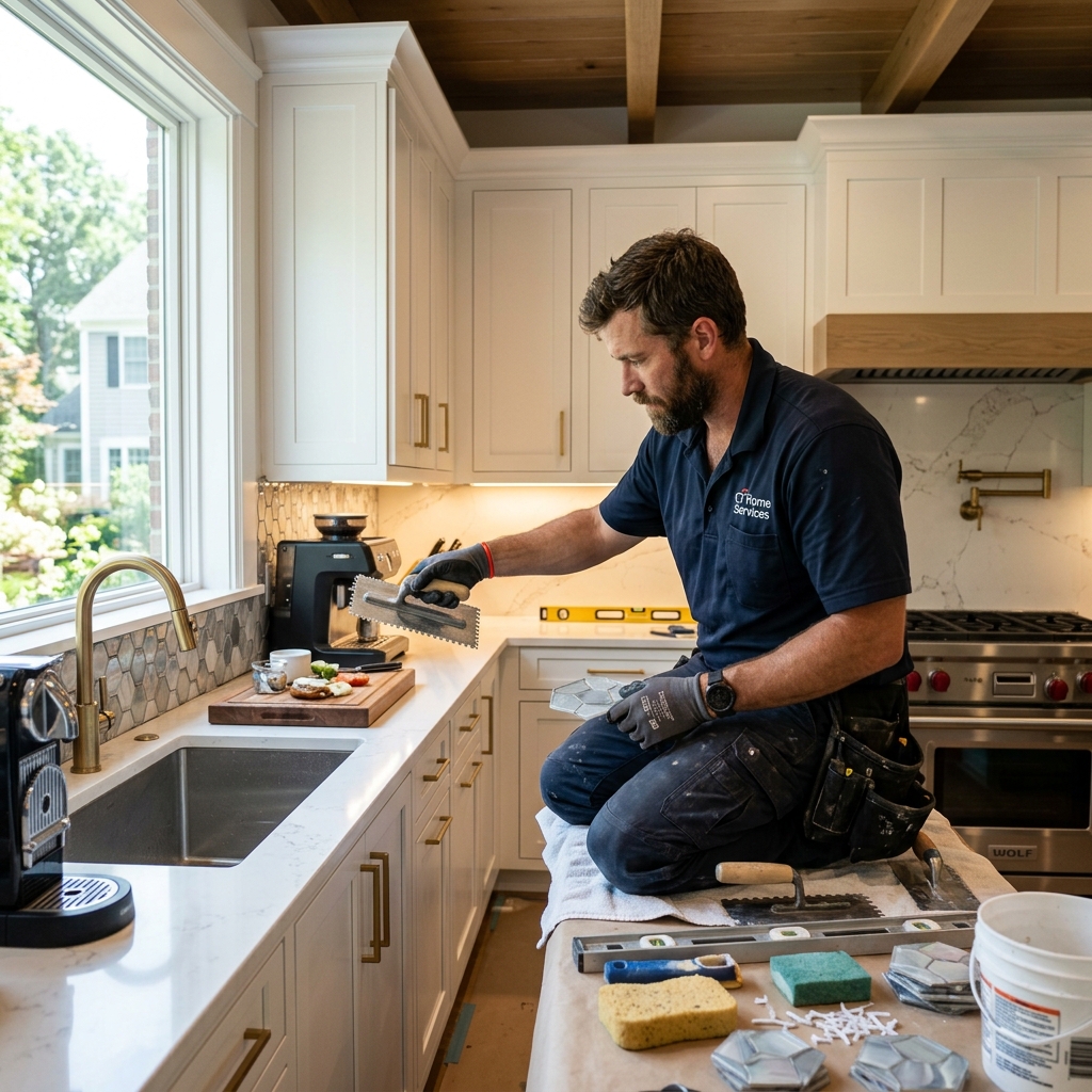 Tile Installation & Repair services in Connecticut by Darien Handyman Services